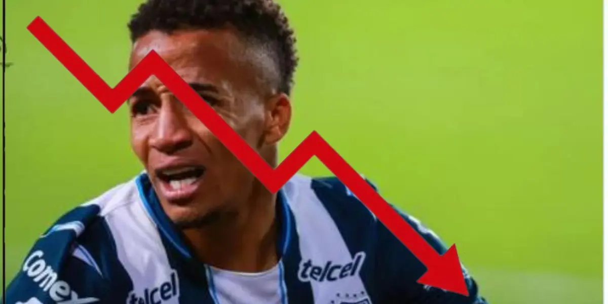 Byron Castillo va en picada