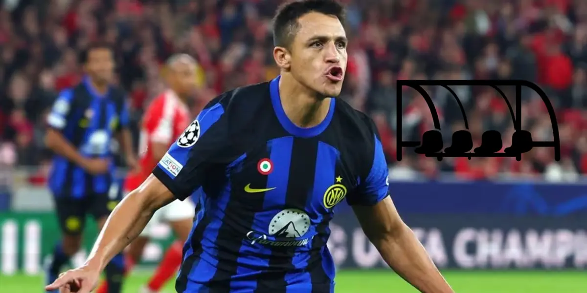Alexis Sánchez iría al banco nuevamente en Serie A.