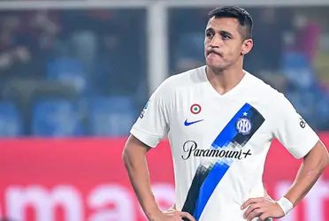 Alexis Sánchez no la pasa bien en su periplo en Italia.