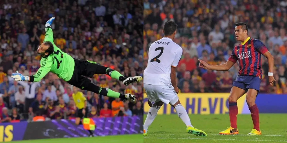 Alexis Sánchez y el gol que convirtió al Real Madrid en 2014.