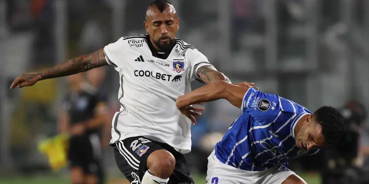 Arturo Vidal solo jugó 45 minutos ante Godoy Cruz.