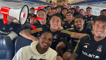 Colo Colo viajó con optimismo a Argentina.
