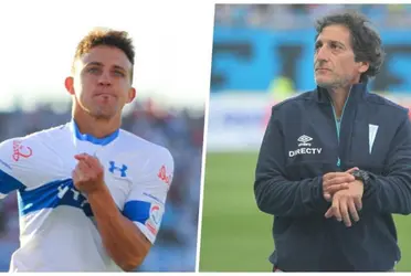 Diego Bounanotte sólo tuvo elogios, para el entrenador que lo dirigiera en Universidad Católica en 2016.