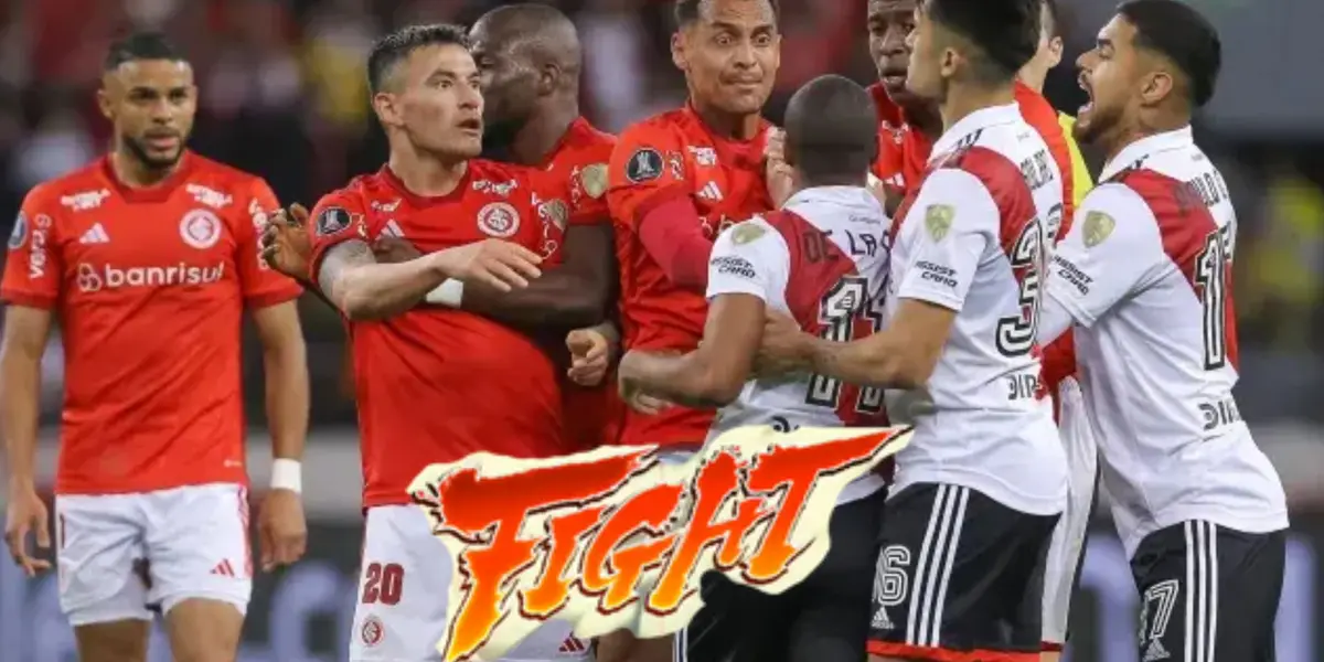 El cuadro del Internacional venció a River y dejó imagen que dividió a los chilenos.