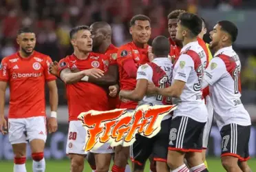 El cuadro del Internacional venció a River y dejó imagen que dividió a los chilenos.