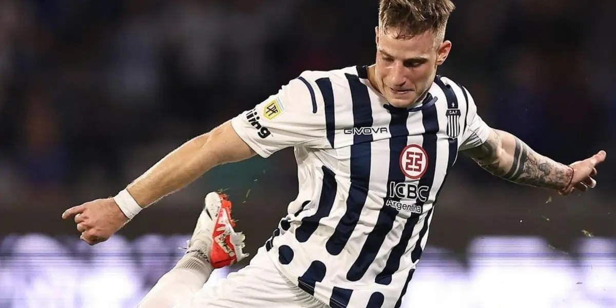 El delantero de Talleres comenzó del inicio en la derrota de la T en las semis de la Copa de la Liga.