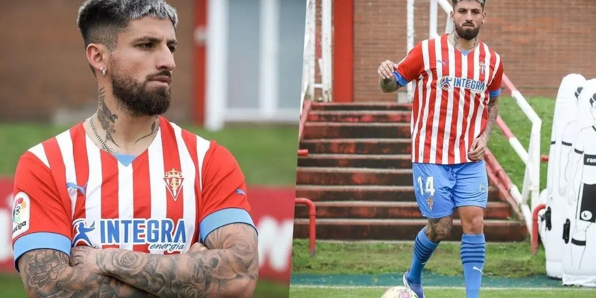 El delantero nacional arribó a principios de año al fútbol español, y ahora extendería su contrato con el Sporting Gijón de la Segunda División española.