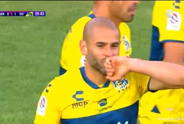 El delantero referente de los ruleteros logró hacer el primero, a pesar de no haber tenido oportunidades.