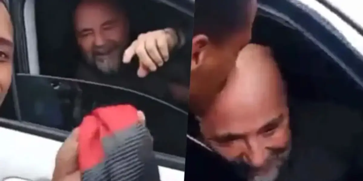 El ex DT de la Roja dejó el cuadro brasileño, pero le cumplió la promesa a un inesperado fan.