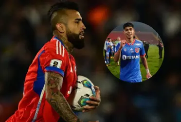 El jugador chileno fue interrogado por Darío Osorio al cuál le mandó un gran halago.