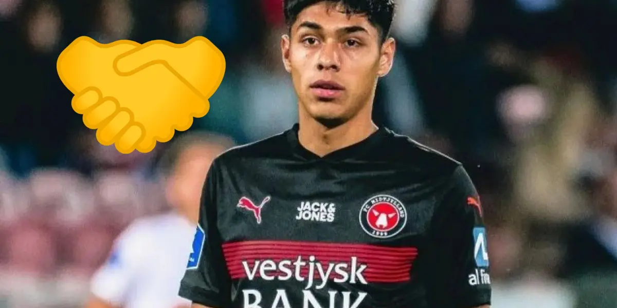 El jugador del Midtjylland no para de recibir elogios y su DT fue el protagonista en este caso.