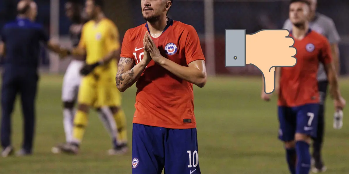El jugador no se ha visto bien y para los hinchas es el primer cambio de la Roja.