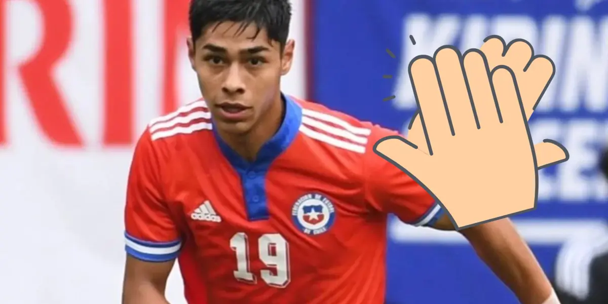 El Rey pidió a Osorio en la Roja y luego de la lesión del volante creativo, entró la joya de Hijuelas.