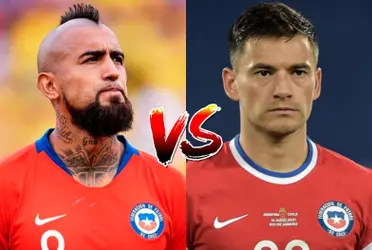 El Rey salió a hablar y sepultó el versus entre los dos volantes chilenos.