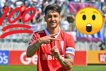 El “Toro” logró un inédito récord con la UC, ya que se convirtió nuevamente en goleador.