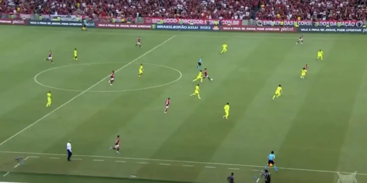 El volante central del Mengao fue parte del equipo que venció al Palmeiras y se ganó elogios.