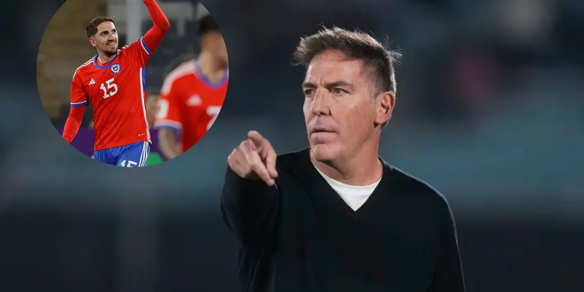 El volante creativo de la Roja se sacó la mufa y logró hacer un tanto, por lo que fue elogiado por el mismo DT.