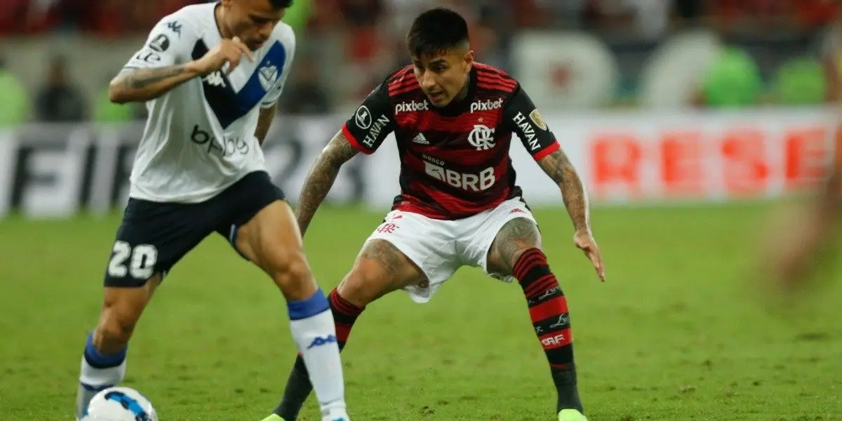 Erick Pulgar sigue afianzándose en el Flamengo, destacando nuevamente como figura