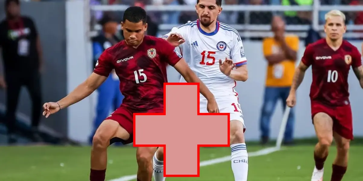 El volante se lesionó en Venezuela y todo indica que se perdería estos partidos en la Roja.
