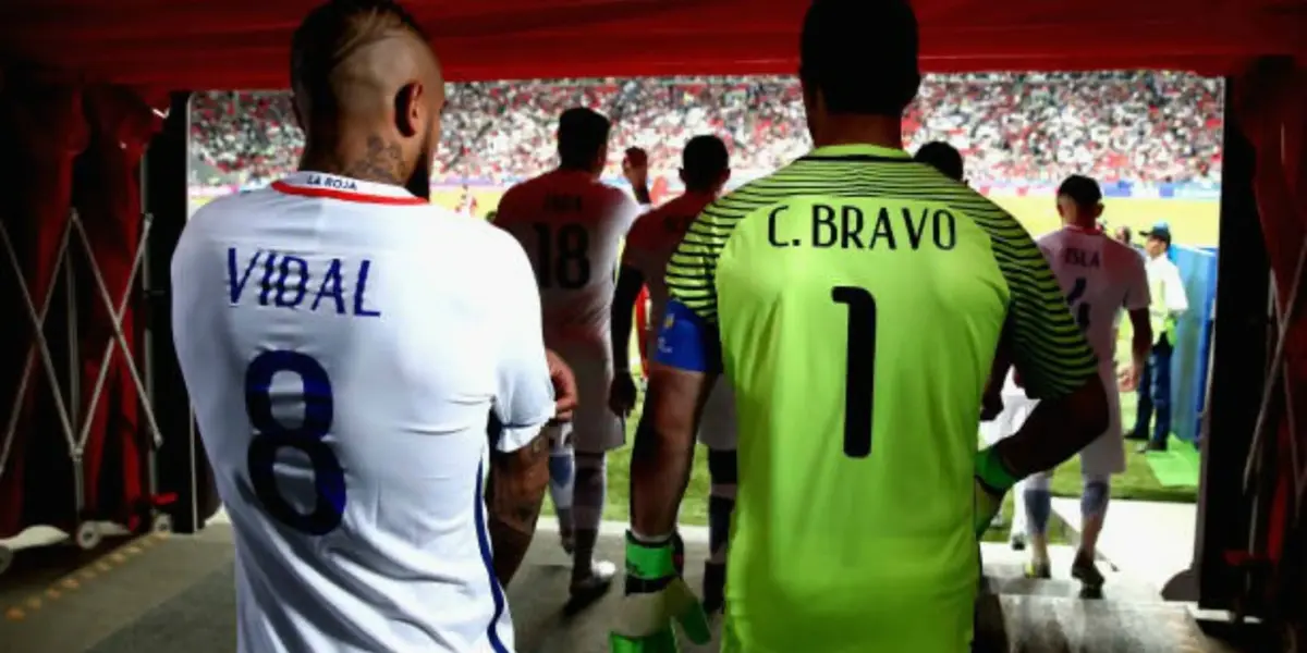 La llegada de Arturo Vidal trajo muchos comentarios.