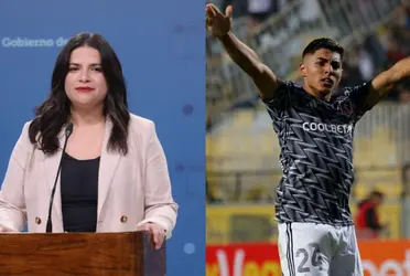 La ministra de la mujer se refirió a los rumores sobre la posible salida del jugador de Colo Colo.