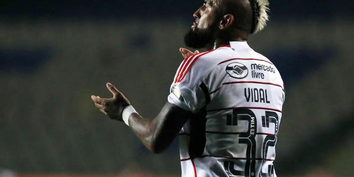 Dura autocrítica, las impresiones del Vidal tras el partido por Copa Libertadores